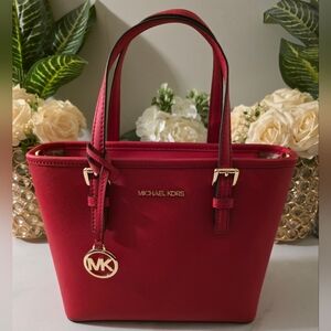 Michael Kors Red Tote Bag ( NEW WITH TAGS)